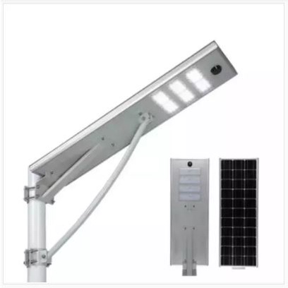 Lampu Jalan PJU Solar 40w 60w 100w Lampu Surya Aluminium 40 60 100watt