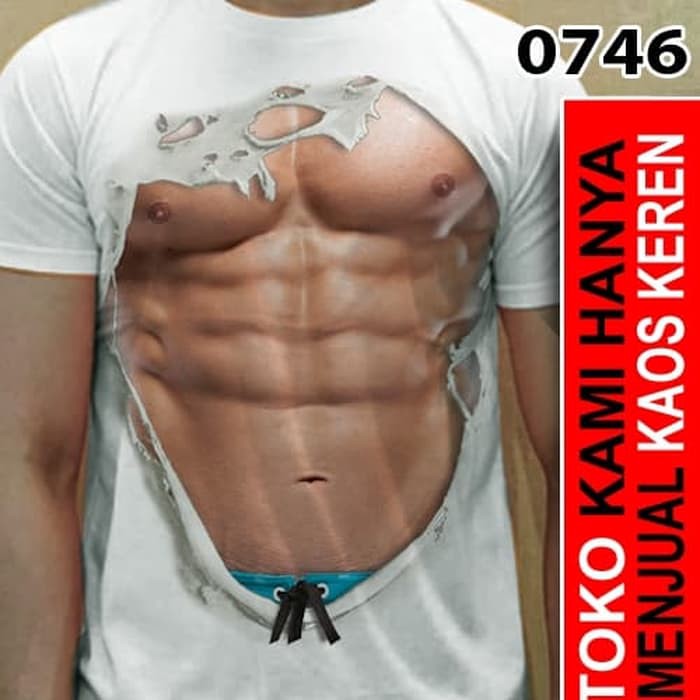 TREND kaos 3d sixpack 8