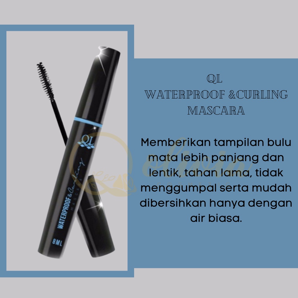(ORI)QL  WATERPROOF &CURLING MASCARA