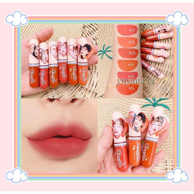PROMO!!!LIP GLOSS KISS ME MATTE KISS BEAUTY 7880