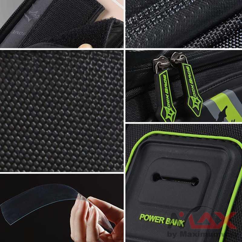 Rockbros Tas Barang Sepeda Smartphone Bag Touch Screen 6 Inch - 021 Warna Hitam