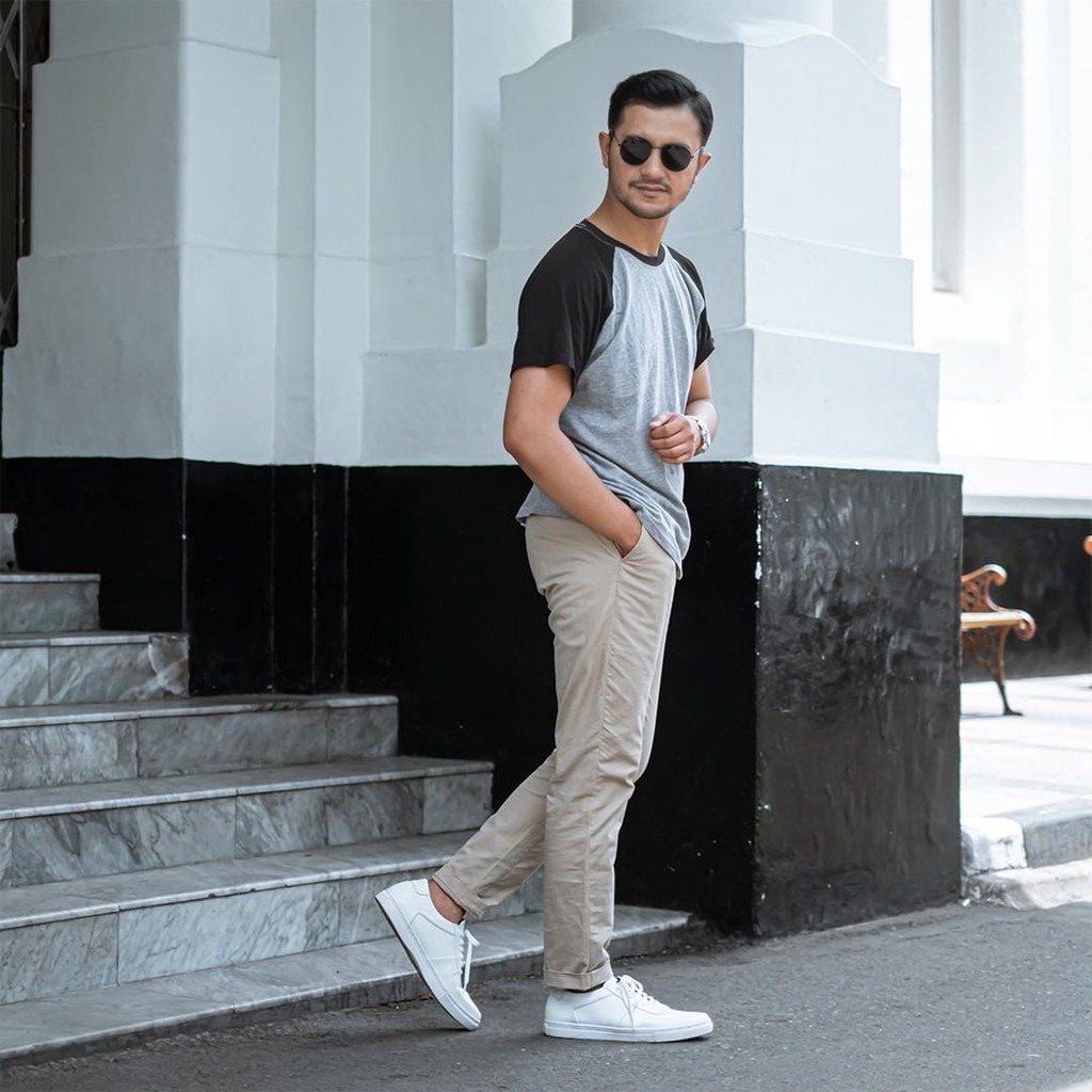 FAMO FULL WHITE |ManNeedMe x Reyl| Sepatu Sneakers Pria Casual Shoes ORIGINAL