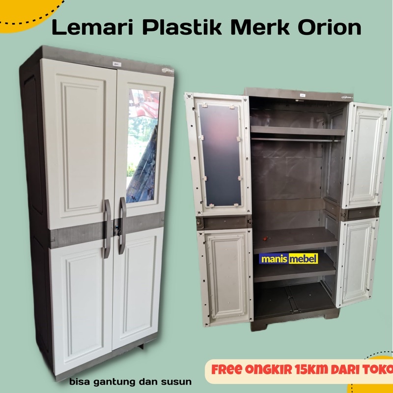 LEMARI PLASTIK JUMBO/LEMARI PLASTIK ORION /LEMARI PLASTIK MINIMALIS / LEMARI PLASTIK ANTI JAMUR/LEMA