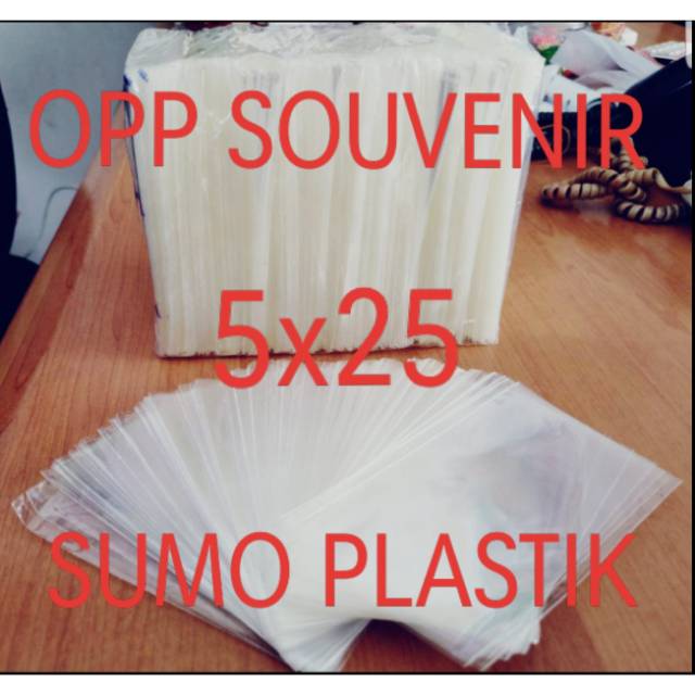 

PLASTIK OPP SOUVENIR 250 GRAM 5X25