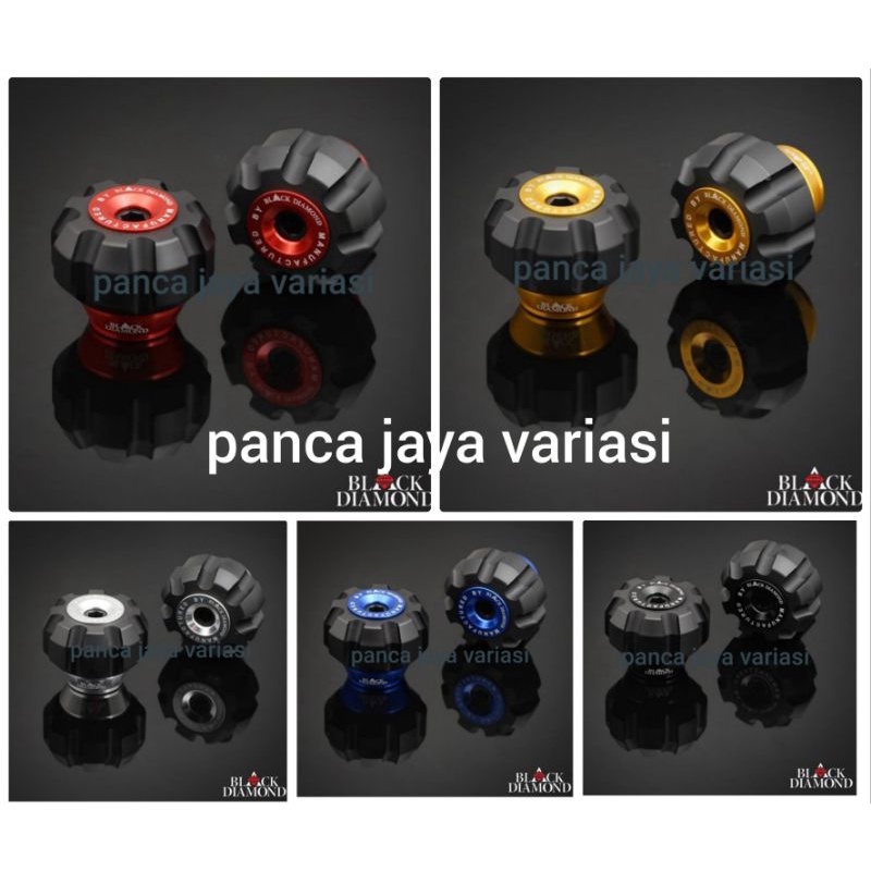 Jalu As Roda BLACK DIAMOND Nmax, Xmax, Pcx, Mio, Vario, Adv, Lexi, R15, Gsx, Cb, Vixion, Scoopy Dll New Model Belimbing Black Diamond Best Quality