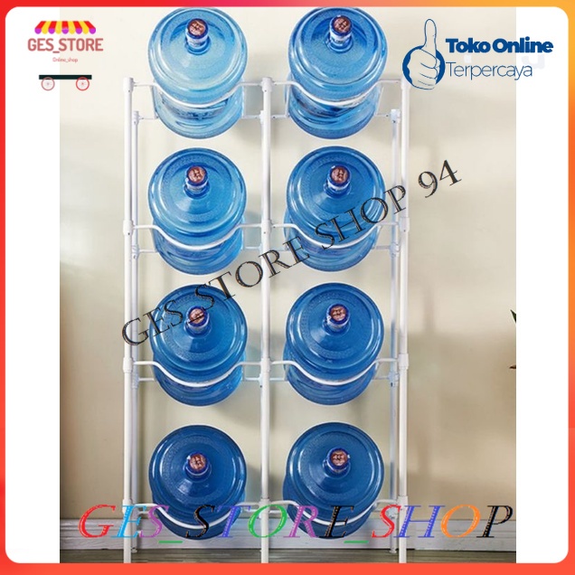 Krisbow Rak Galon 8 Susun Murah/Rak Penyimpanan Galon 8 susun/Rak galon aqua 8 susun/Rak galon besi 