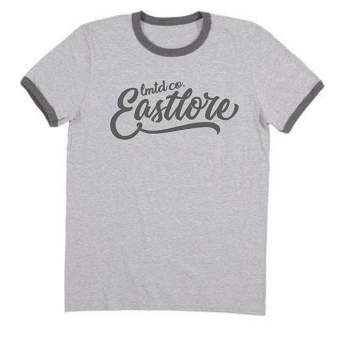 Eastlore RINGER GREY Tshirt BIGSIZE / Kaos Branded Pria JUMBO SIZE