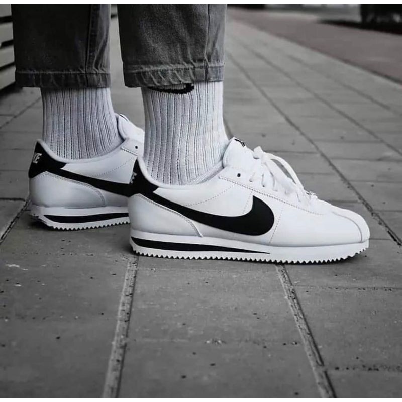 Jual NIKE CORTEZ BASIC LEATHER 72 WHITE 