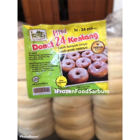 

Donat Kentang Mini Isi 24pcs - Donat Kentang Dengan Gula Bubuk Putih