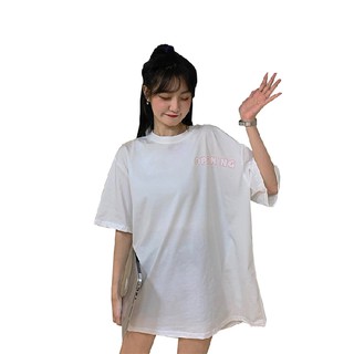  Kaos  T shirt Wanita  Lengan Pendek Dengan Kerah Bulat Dan 