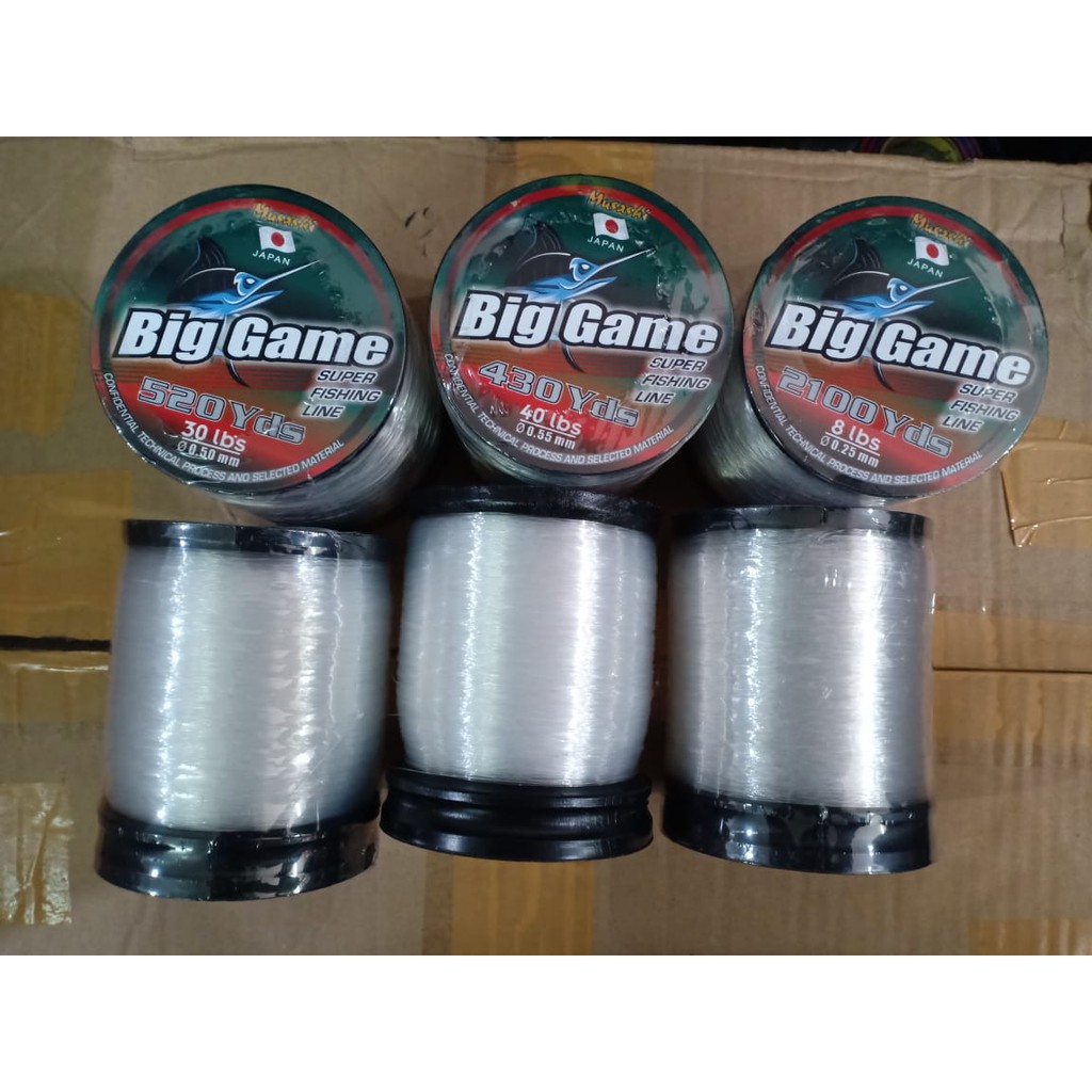 Senar Pancing Nylon Big Game Musashi JAPAN 2100 Yard Super Fishing Line