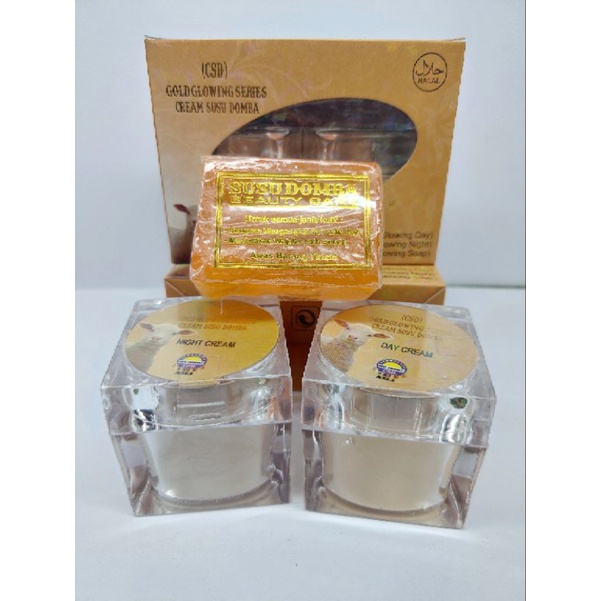 CREAM CSD GOLD besar polos 30grm CREM SUSU DOMBA GOLD WHITENING ORIGINAL