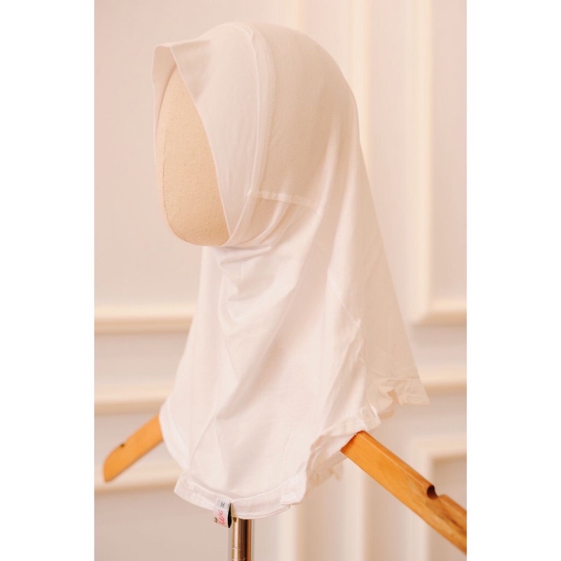 Bergo Mini Adem warna Putih