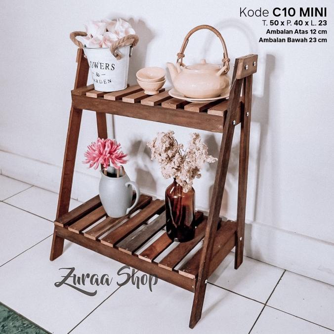 

[[COD]] Rak kayu ulin size mini C10 TERUJI Kode 1112