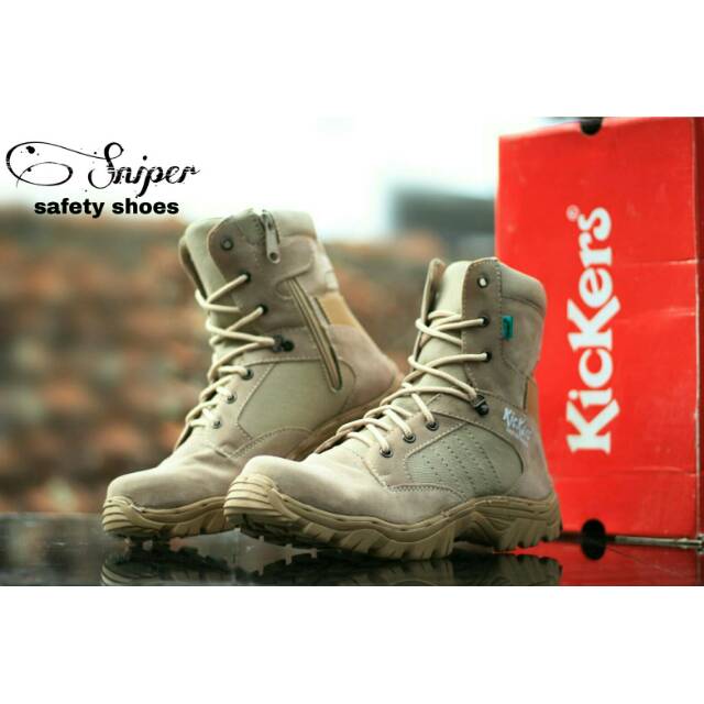 sepatu Boots safety pria original sepatu delta sniper pria murah sepatu boots musim dingin murah