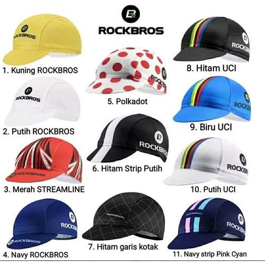 Hot Sale Topi Sepeda Rockbros Cycling Caps Topi Sepeda Mtb Sepeda Lipat Hot Sale