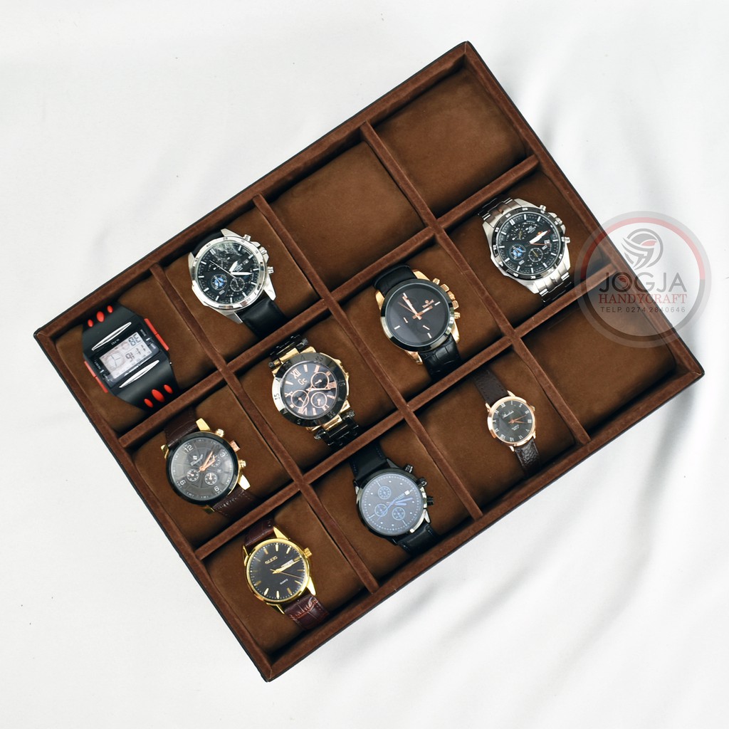 NEW Watch Tray Display Storage Case Watches / Kotak Tempat Jam Tangan / Box Jam Tangan Jumbo