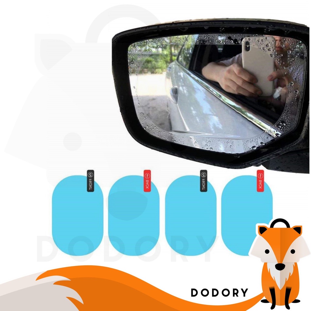 DODORY HL0238 Stiker Anti Air Hujan Pelindung Spion Mobil - Motor Anti Fog Film