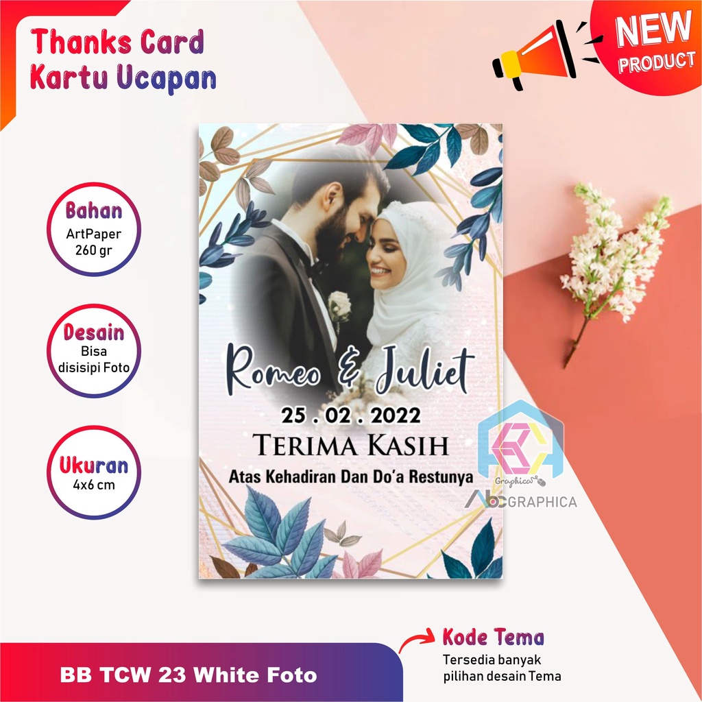 

TCW 23 WHITE ~ Wedding Card / Kartu ucapan pernikahan kartu souvenir Thanks Card wedding card Label Produk Label Kemasan hangtag kartu ucapan rustic / gift card wedding / kartu penukaran souvenir pernikahan