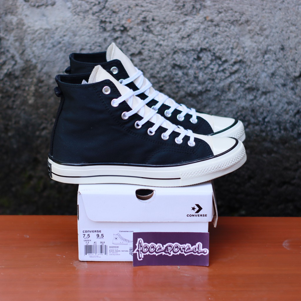 Sepatu Converse CT All Star 70s High X FOG Essentials Black White