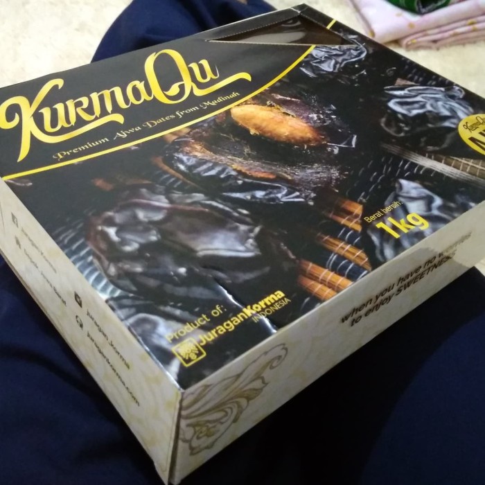 

Kurma Terbaru - Kurma Ajwa 1Kg Kurmaqu, Asli Madinah