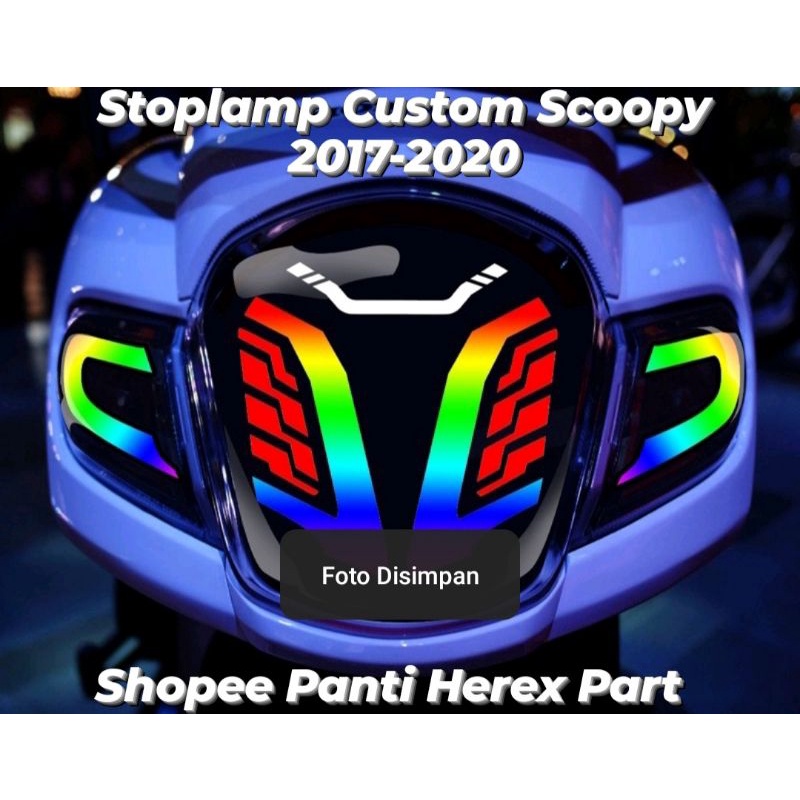 Stoplamp Custom Scoopy 2017-2020