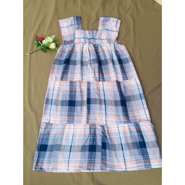 daster wanita kotak kotak