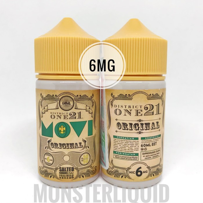 MOVI ONE 21 SALTED CARAMEL ORIGINAL 6MG 60ML