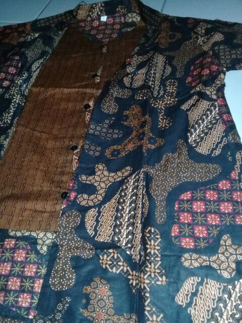 Terlaris Serut Genes Jelita Tunic Navbor Yelbor Whitbor Creambor Tunik Batik Modern Hrb030 D