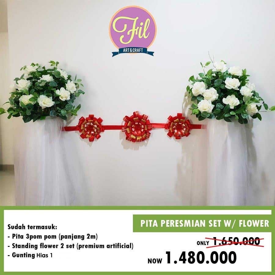

Pita Peresmian / Gunting Pita / Pita Opening / Pita Satin / Standing Flower