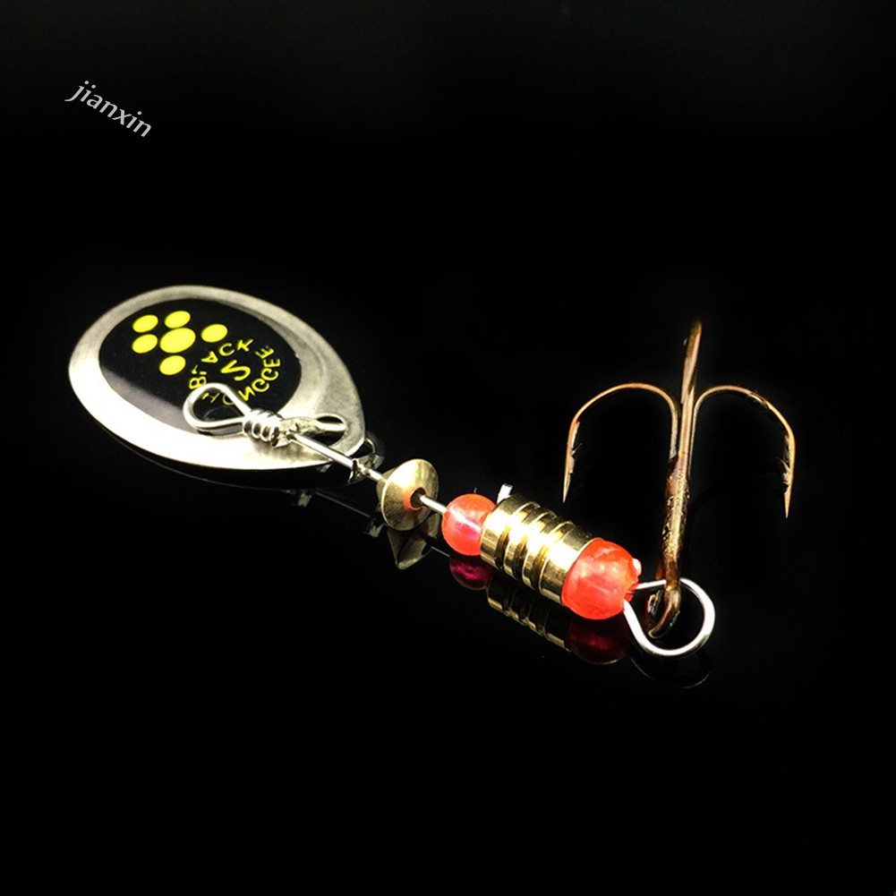 [Jianxin] 3pcs 6cm 2.5g Umpan Pancing Ikan Carp Getar Bahan Metal dengan Kail