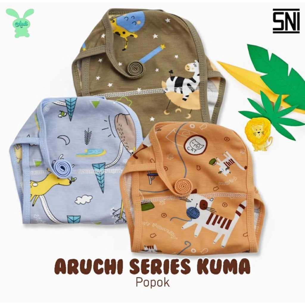 ARUCHI SETELAN BAYI MOTIF KUMA / SETELAN BAYI DAN ANAK