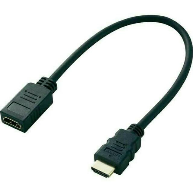 Kabel HDMI Extension Extender HDMI Perpanjang Male To Female 30cm