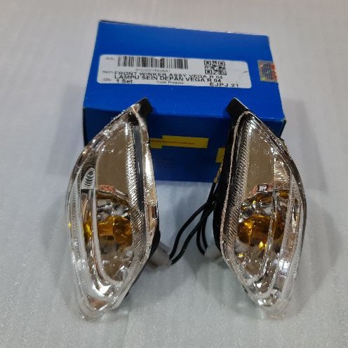 Lampu sen assy sein depan kiri kanan vega r lama 2004 PNP F1zr F1 Zr 2t [PUTIH]Win