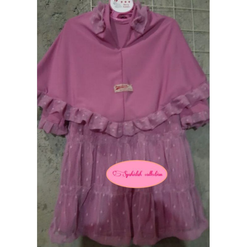 HINATA DRESS (Gamis anak tile dot halus) by BAWALJAM