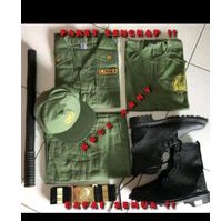 grosir seragam setelan linmas komplit paket lengkap linmas berkualitas