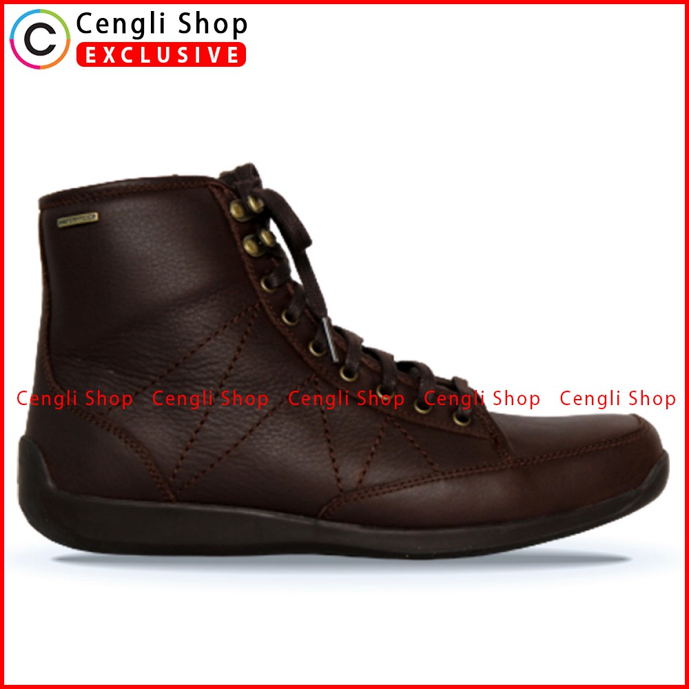 SEPATU BOOT PRIA GINO MARIANI ORIGINAL ELARIO COMFORT 11 COKLAT TUA TERBARU