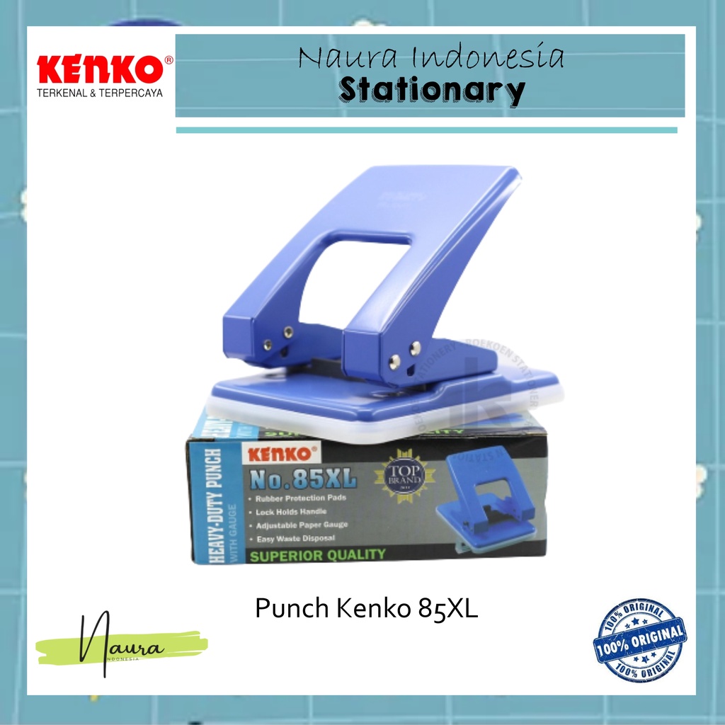 

PUNCH KENKO 85XL | KENKO 85XL | ALAT PLONG KERTAS | PEMBOLONG KERTAS