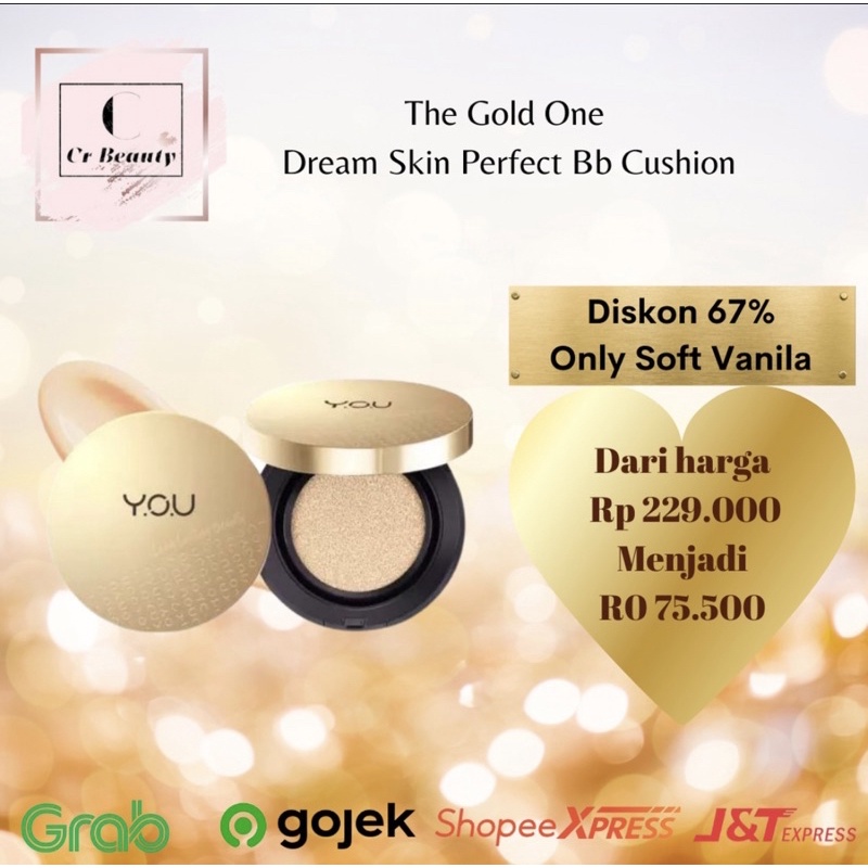 you the gold one dream skin perfect bb cushion shade soft vanilla
