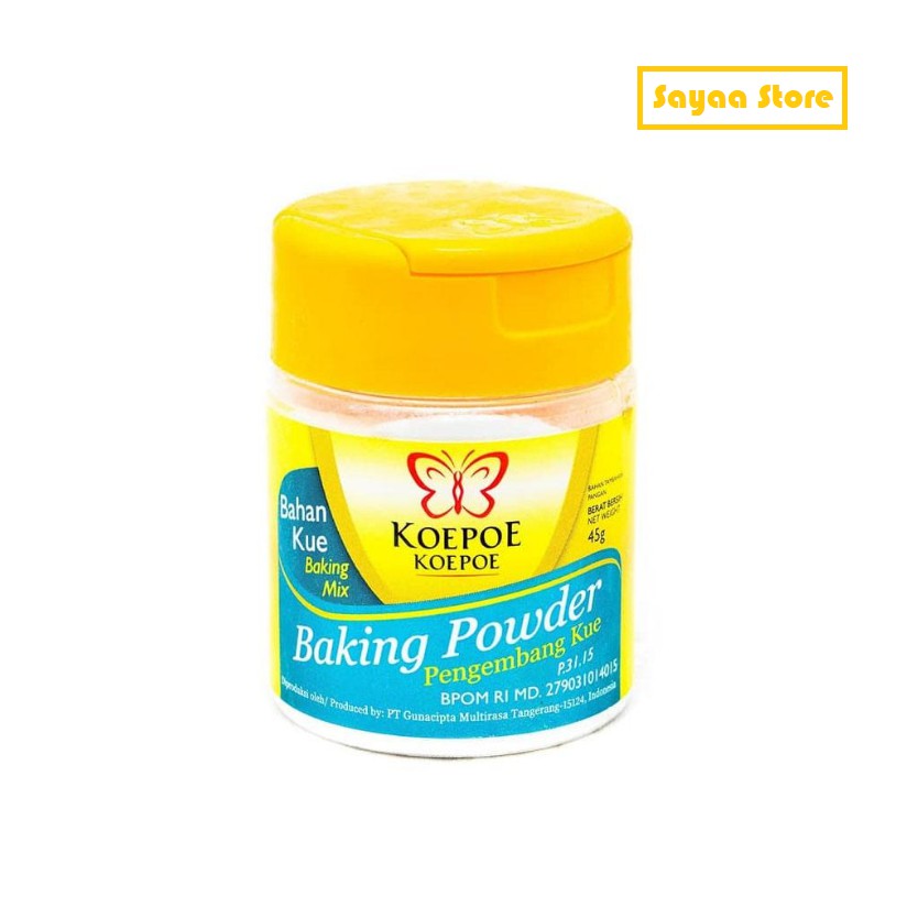

Koepoe Koepoe Baking Powder Pengembang Kue 45g