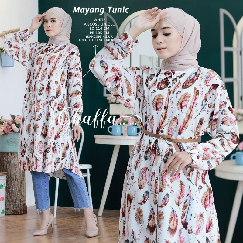 MAYANG TUNIC / BLOUSE WANITA / BLOUSE UNIQLO