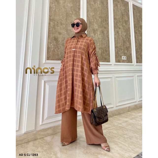 SETELAN TUNIK BY NINOS DESIGN 1263