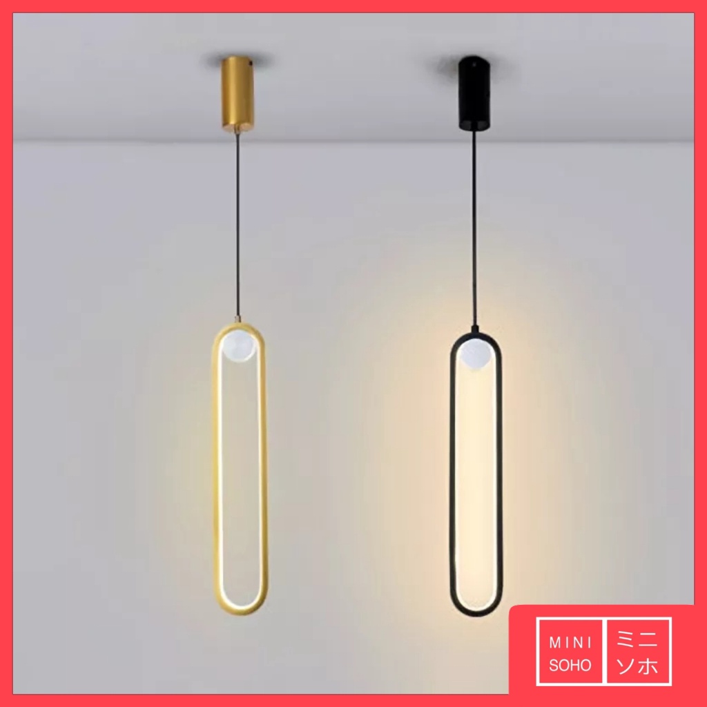 Lampu Gantung Hias Earring Anting Pendant Post Lamp Modern Industrial Minimalis