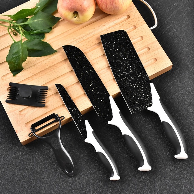 Pisau Set Pisau Masak Granit Serbaguna Knife Koki Hight Quality