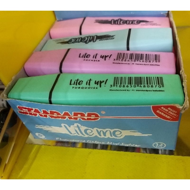 

[BOX ISI 12] STABILO STANDARD WARNA PASTEL / STABILO PASTEL / STABILO WARNA PASTEL / STABILO MURAH BERKUALITAS / HIGHLIGHTER