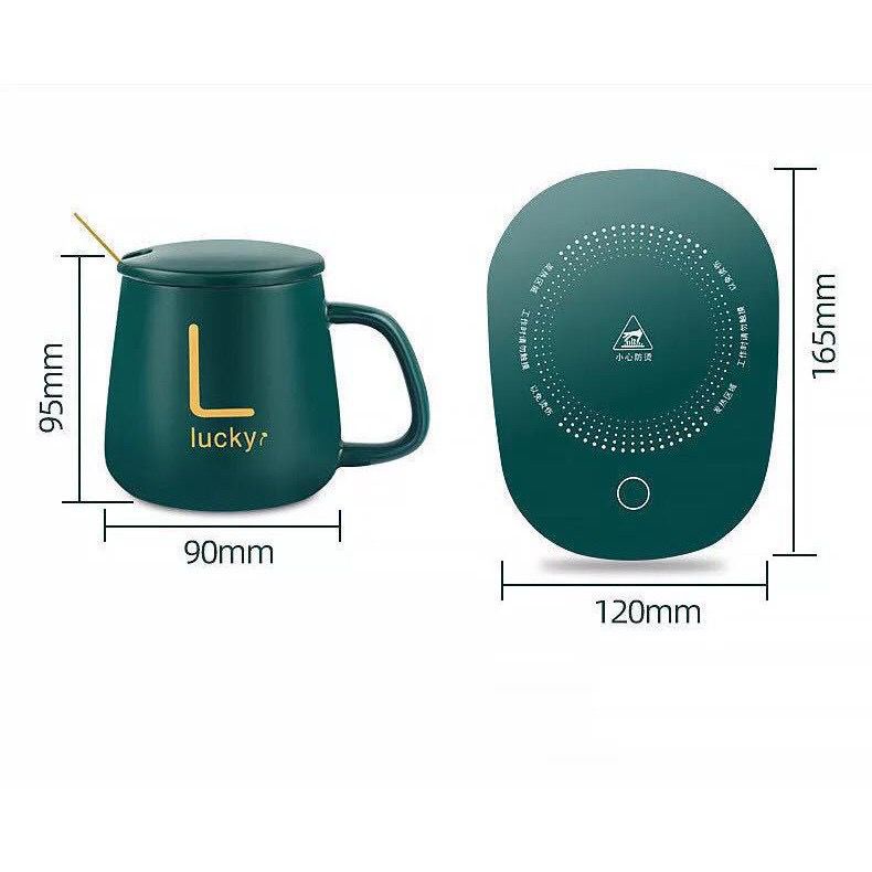 OS Gelas Suhu /Cangkir Penghangat Mug /Warmer Cup Kopi Teh Set