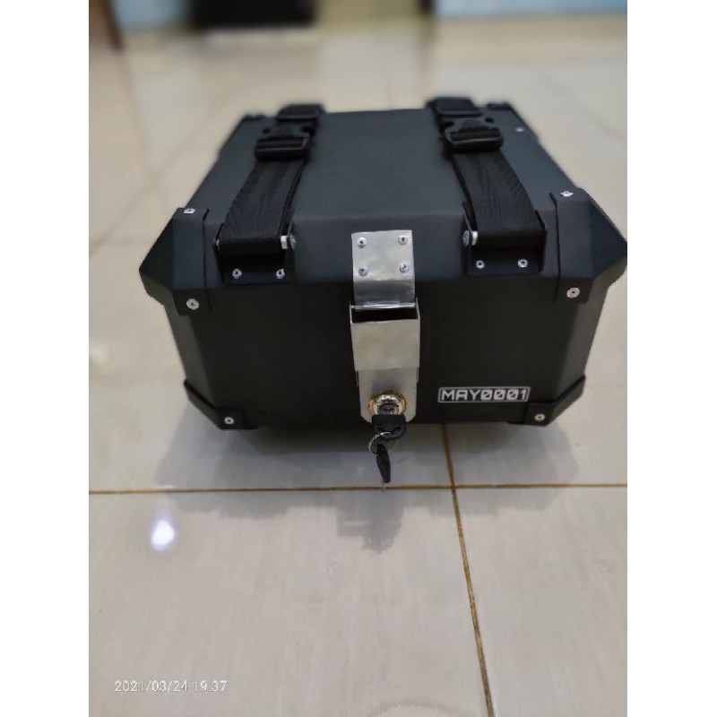 Jual Top box pannier alumunium 22 liter Indonesia