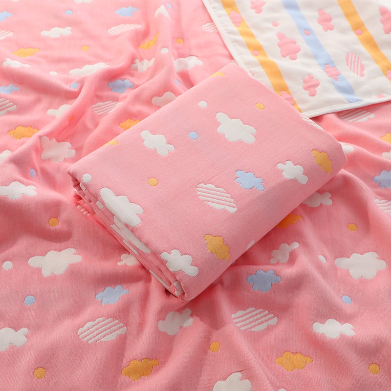 Selimut Topi Bayi Baby Blanket Ecobaby  Motif 90*90 cm