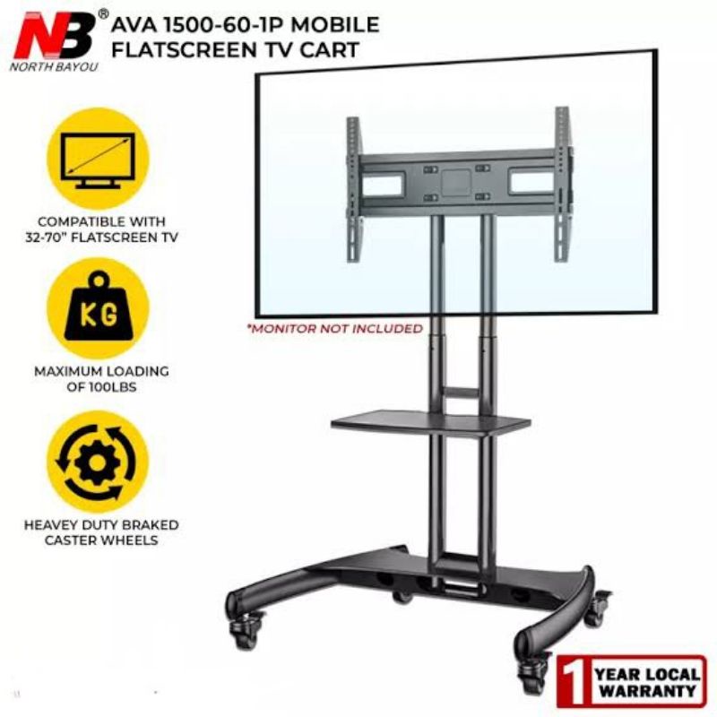 Standing Bracket tv North Bayou NB AVA1500-60-1p 32&quot; s/d 65&quot; Bisa Gojek