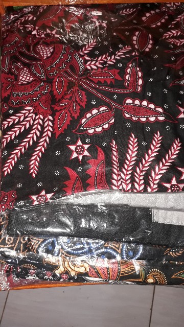 Batik Kalongan Hrb026 Kenongo Kemeja Hem Pendek Padi Pekalongan 16